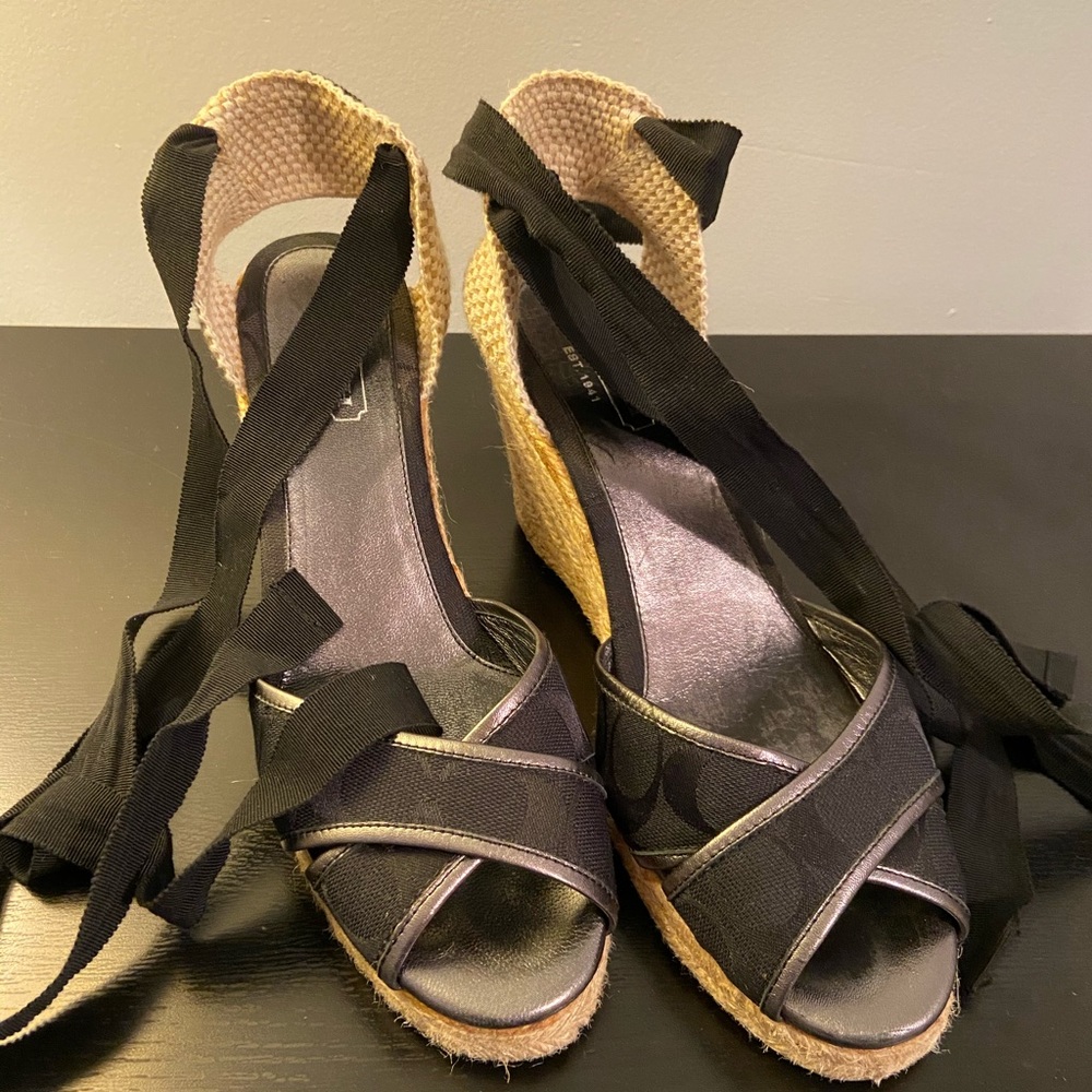 Coach wedges